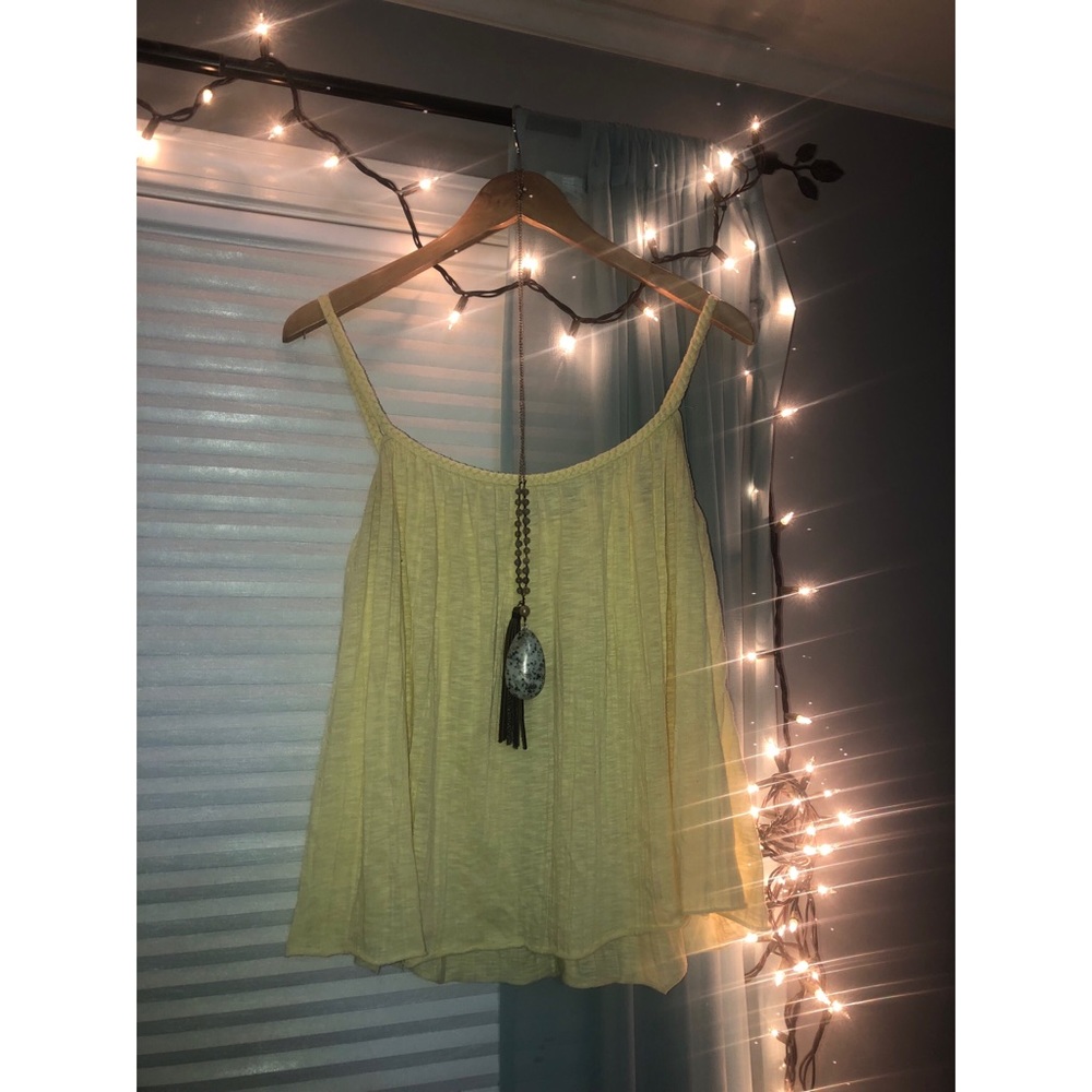 Flowy Yellow Tank from American Eagle